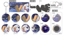 航海王五檔魯夫立體球型拼圖鑰匙圈24片(透明款)