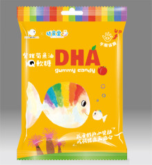 小白魚DHA紫錐菊魚油Q軟糖(蘋果口味)
