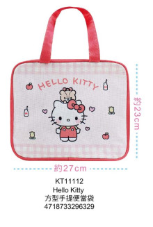 Hello Kitty 方型手提便當袋