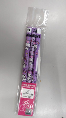 酷洛米3入大三角2B鉛筆