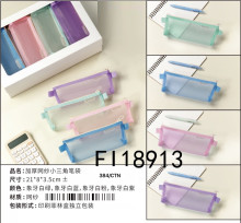 小三角筆袋  4色混裝192P