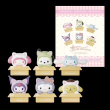 Sanrio-貓咪系列萌粒小公仔