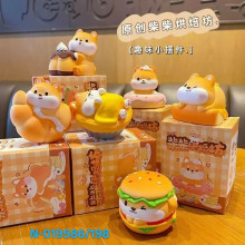 原創柴柴烘培坊系列擺件
