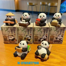 熊貓國風八雅系列擺件