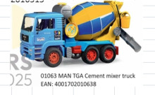 #O MAN TGA水泥攪拌卡車50週年樣式