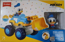 唐老鴨推土機-迪士尼組裝磨輪工程車24P