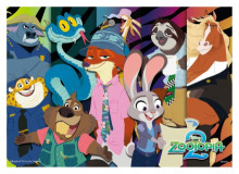 Zootopia 2 動物方城市2(2)拼圖108片