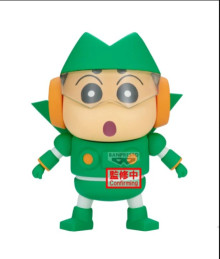 蠟筆小新 小新cosplay鋼達姆機器人與小白 公仔 (A：鋼達姆機器人)*900