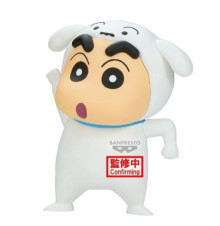 蠟筆小新 小新cosplay鋼達姆機器人與小白 公仔  (B：小白)*900